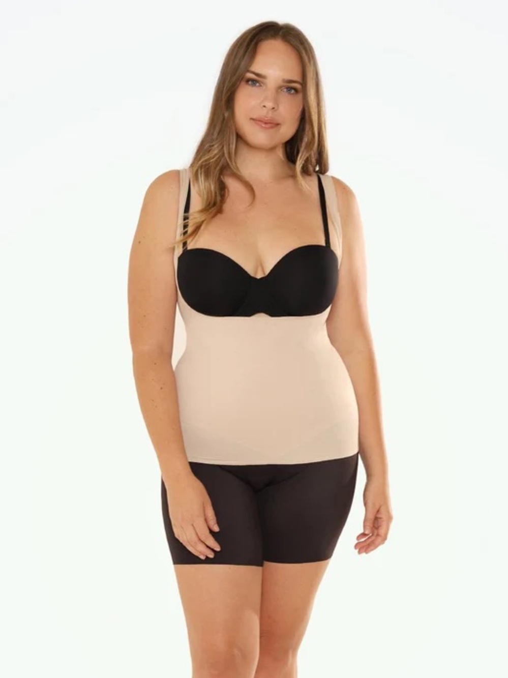 TC Sleek Shaping Torsette Camisole tan nude size medium